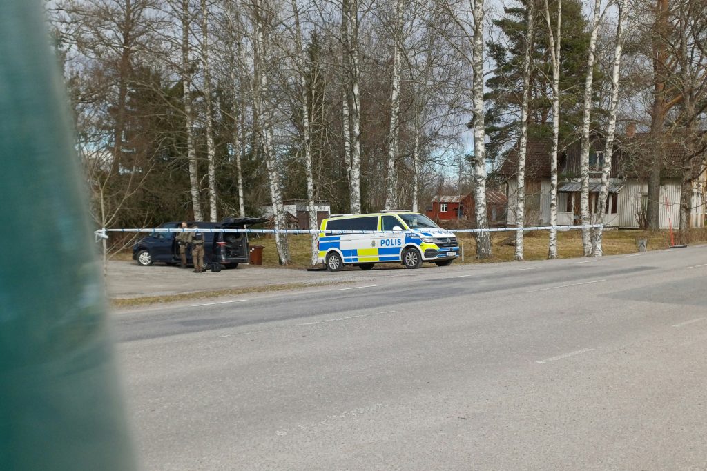 Polisinsats i Glava i Arvika kommun.