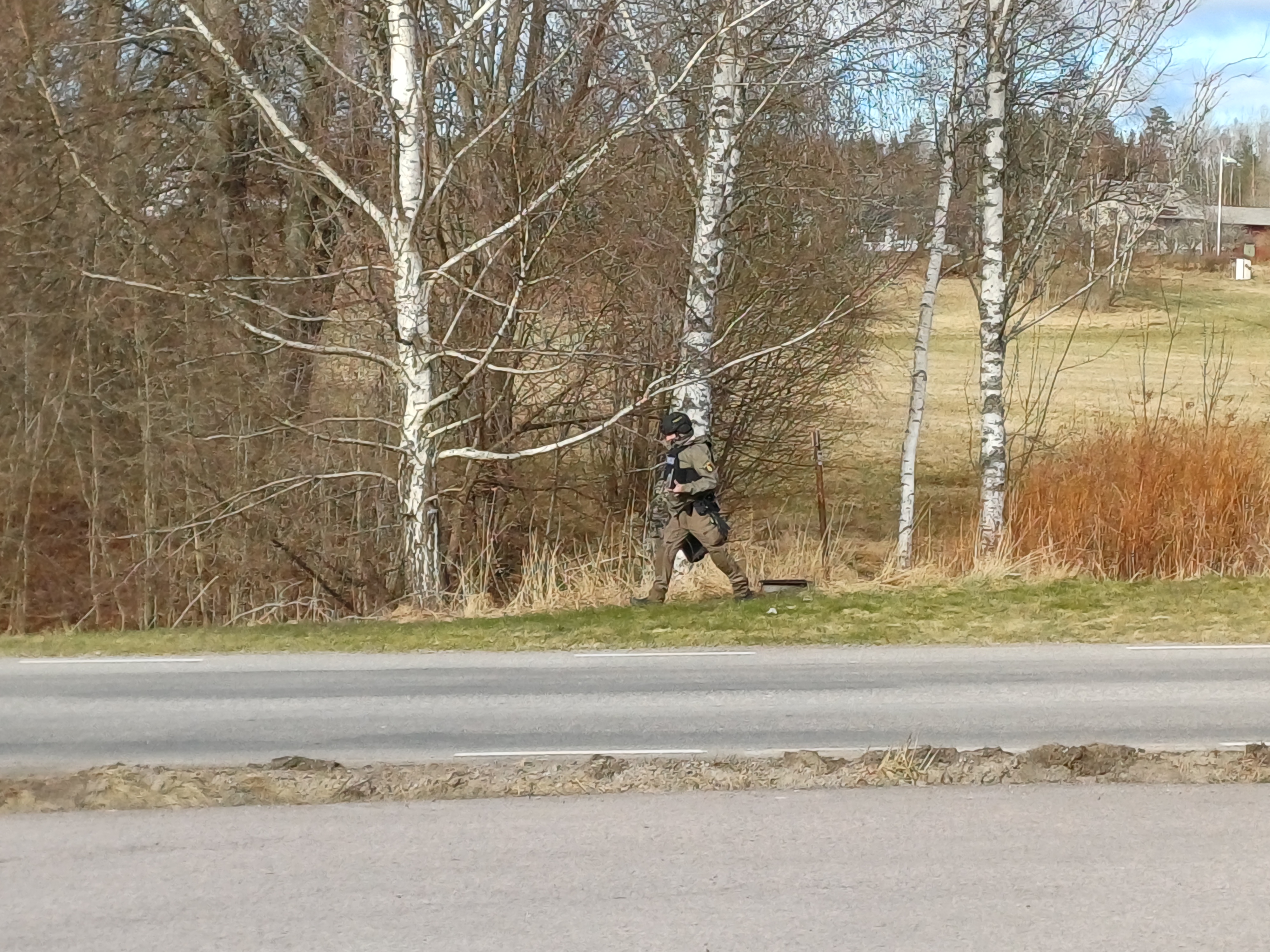 Polisinsats i Glava i Arvika kommun.