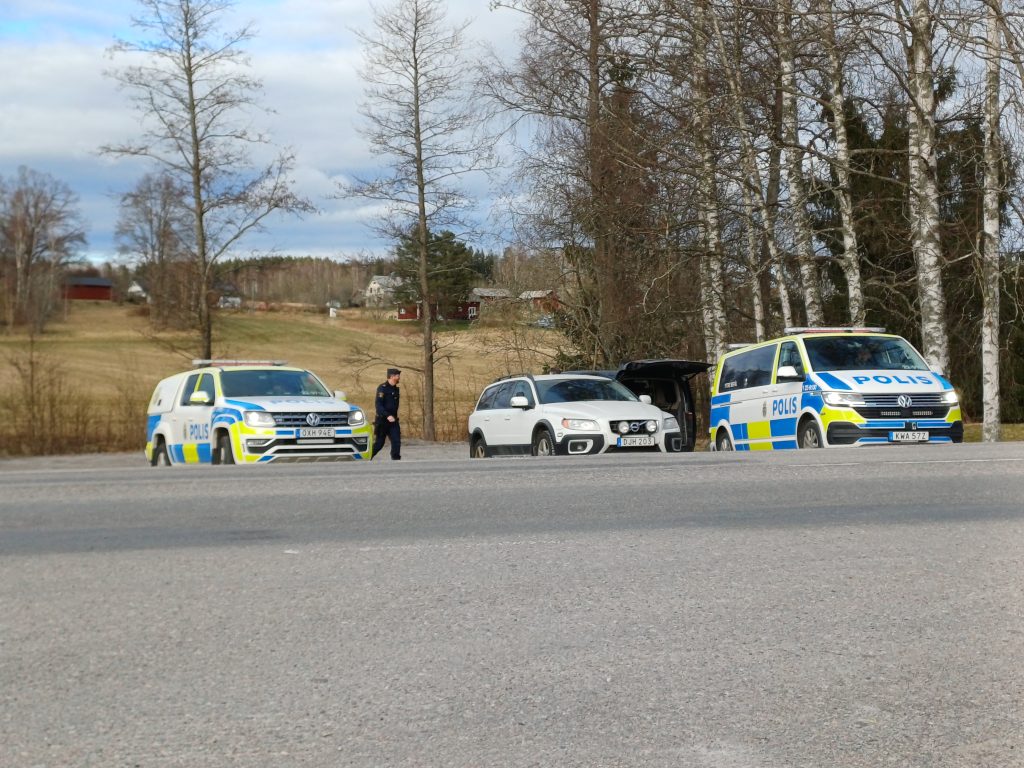 Polisinsats i Glava i Arvika kommun.