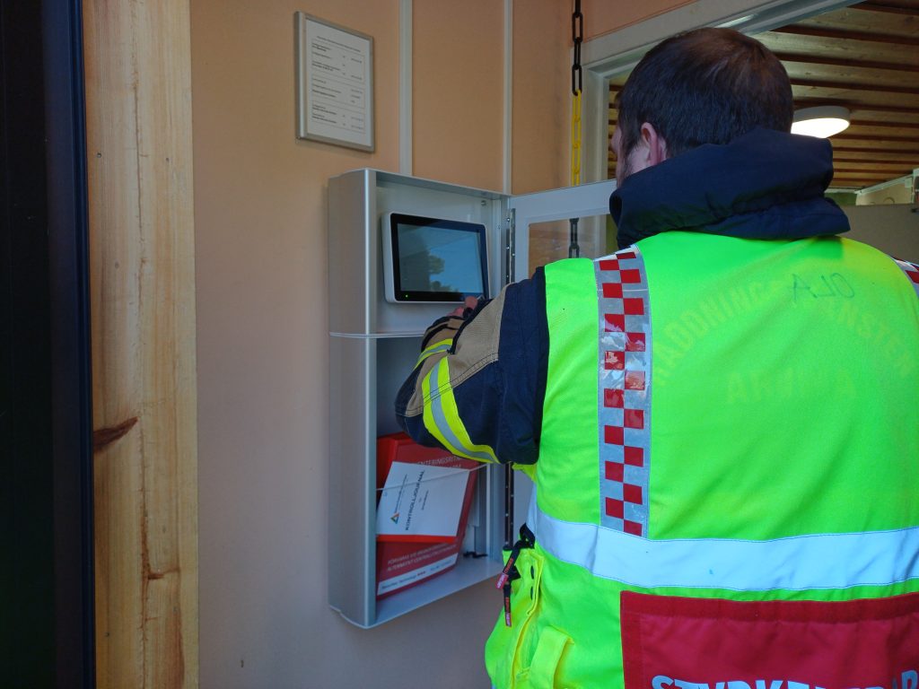 Brandlarm på äldreboendet Korpralen i Arvika.