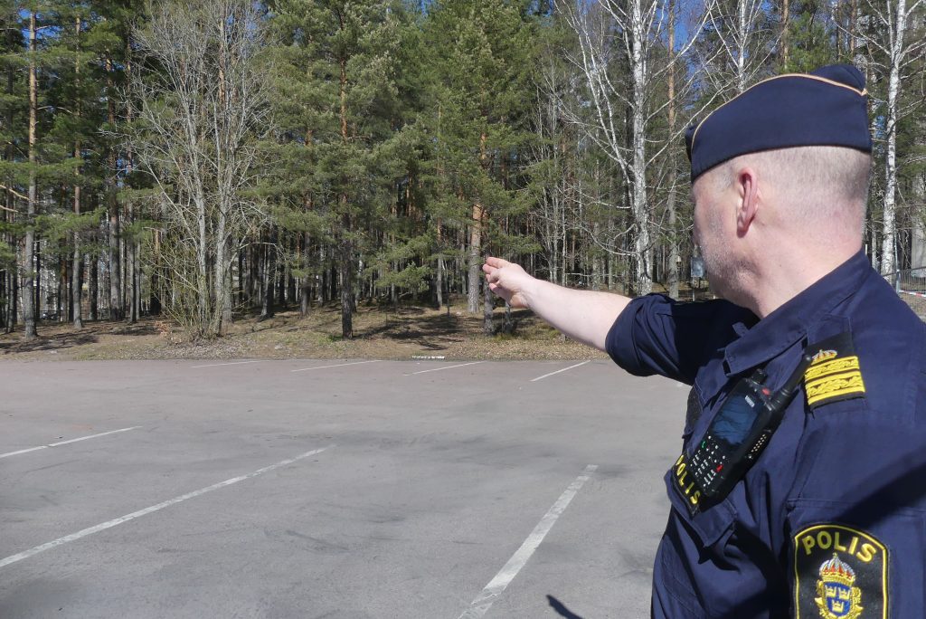 Jonas Wendel, utredare på polisen i Arvika. Branden i tennishallen i Arvika.