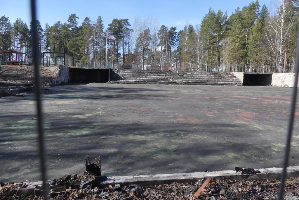 Jonas Wendel, utredare på polisen i Arvika. Branden i tennishallen i Arvika.