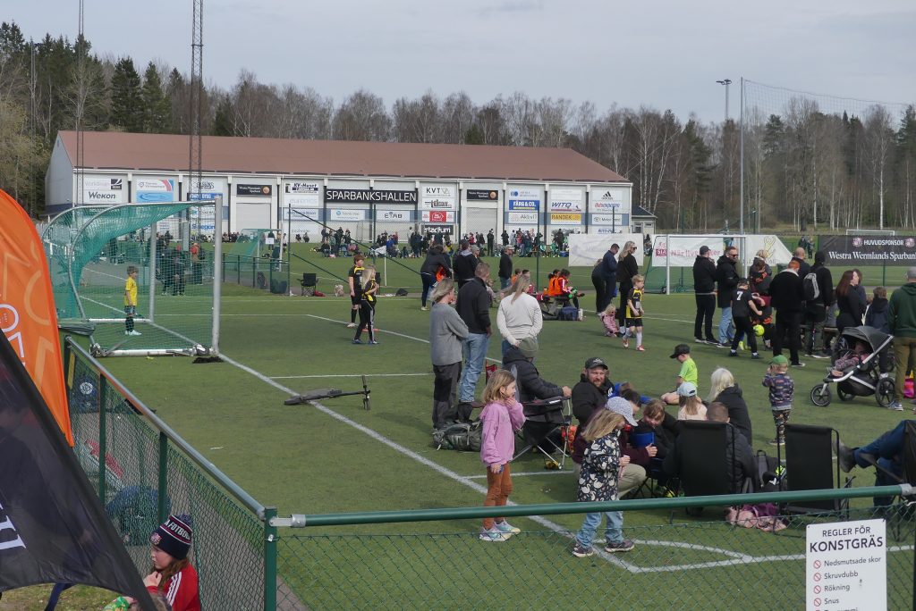 Klassfotboll på Vik i Arvika. Foto: Sakeus Berg.