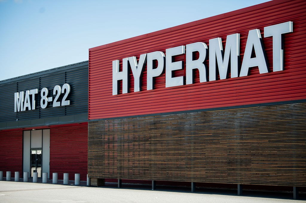 Hypermat. FOTO: Charlottenbergs Shoppingcenter