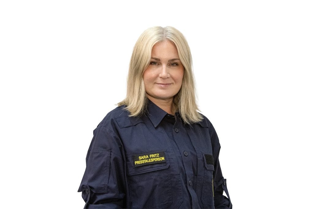 Sara Fritz, presstalesperson på polisen i region Bergslagen. Foto: Sophia Jiglind.