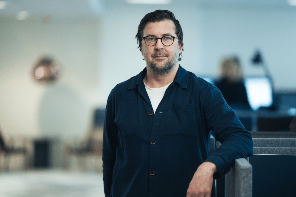 Jesper Liveröd, presschef på Ellevio. Foto: Fredrik Karlsson/SolstaFoto.
