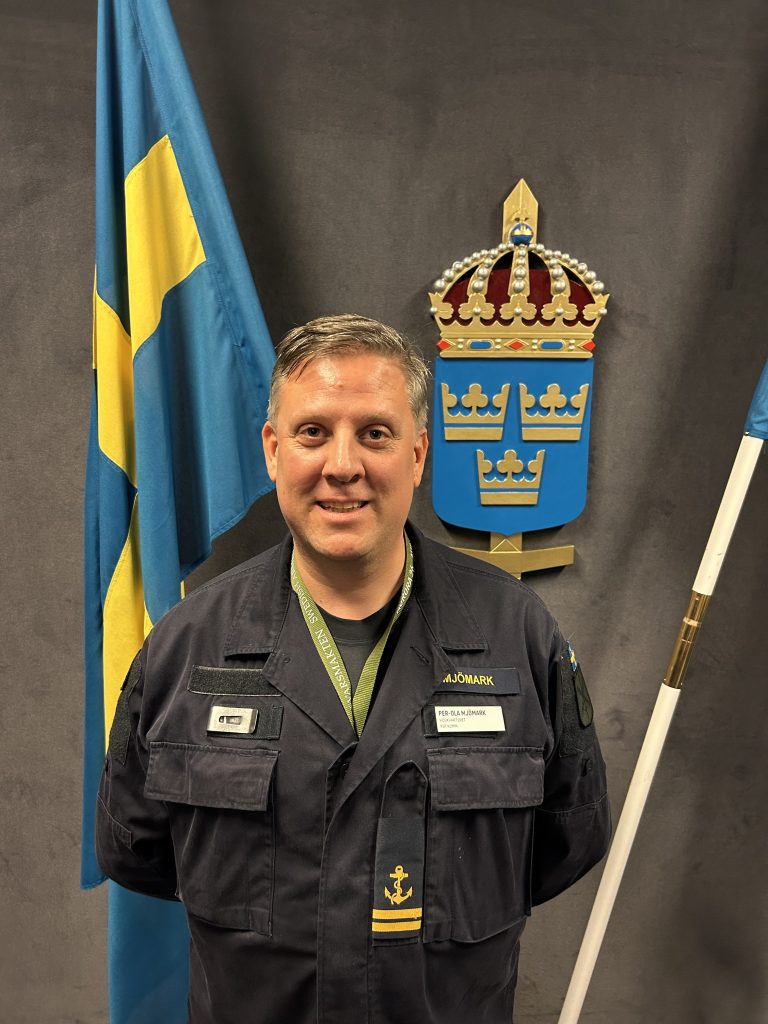 Per-Ola Mjömark, pressekreterare på Försvarsmakten. Foto: Pressbild.