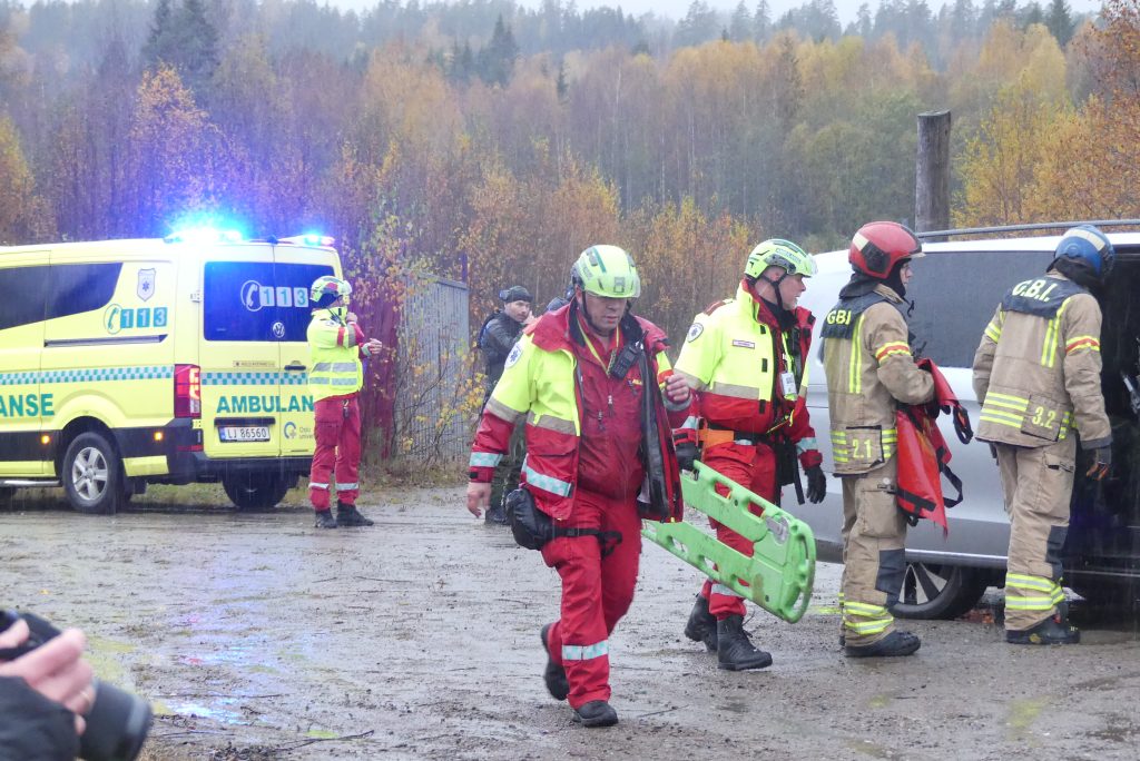 Stor totalförsvarsövning vid gränsen. Foto: Sakeus Berg.