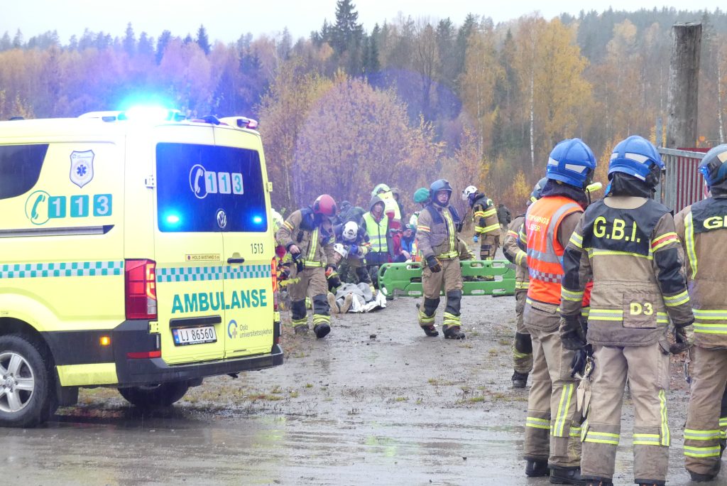 Stor totalförsvarsövning vid gränsen. Foto: Sakeus Berg.