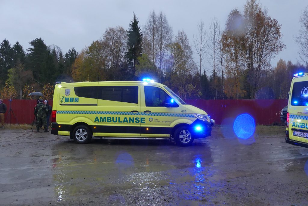 Stor totalförsvarsövning vid gränsen. Foto: Sakeus Berg.